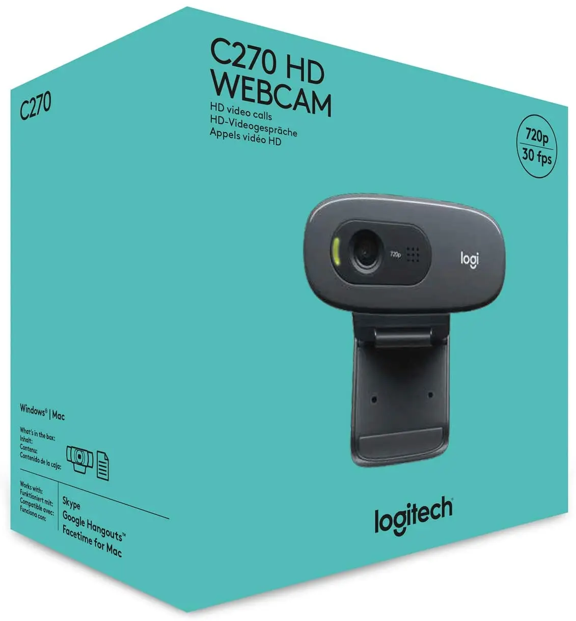 LOGITECH WEBCAM C270 Business Revolution box.webp