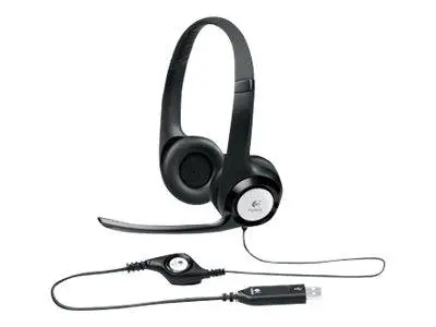 LOGITECH USB HEADSET H390 BLACK